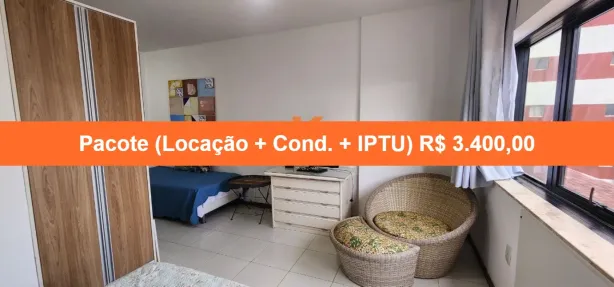 Apartamento com 1 Quarto para alugar, 36m² no Barra, Salvador