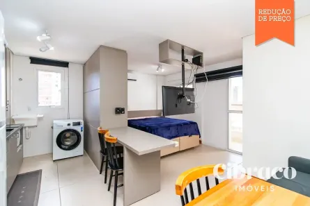 Apartamento com 1 Quarto à venda, 34m² no Centro, Curitiba