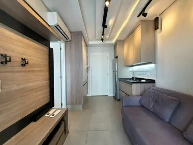 Apartamento com 1 Quarto para alugar, 33m² no Barra Funda, São Paulo