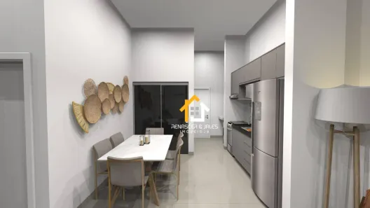 Casa de Condomínio com 3 Quartos à venda, 77m² no Jardins Versalhes, Bady Bassitt