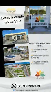 Lote/Terreno à venda, 250m² no Ponto Certo, Camaçari