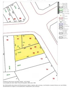 Lote/Terreno para alugar, 600m² no Campestre, Santo André