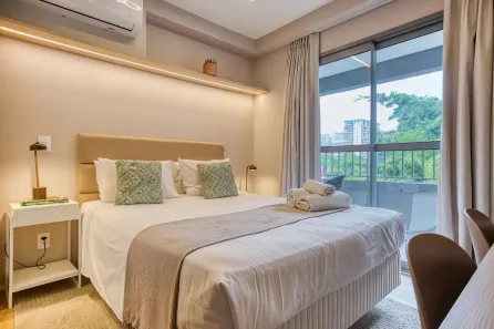 Apartamento para alugar, 23m² no Indianópolis, São Paulo