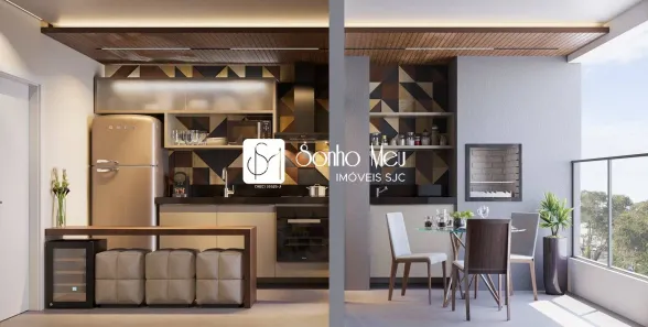 Apartamento com 2 Quartos à venda, 61m² no Jardim Oswaldo Cruz, São José dos Campos