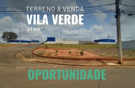 Lote/Terreno à venda, 218m² no Residencial Vila Verde, São José do Rio Preto