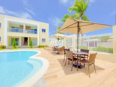 Casa de Condomínio com 2 Quartos à venda, 69m² no Guarajuba (Monte Gordo), Camaçari