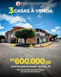 Casa com 1 Quarto à venda, 400m² no José Conrado de Araújo, Aracaju