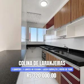 Apartamento com 2 Quartos à venda, 45m² no Colina de Laranjeiras, Serra
