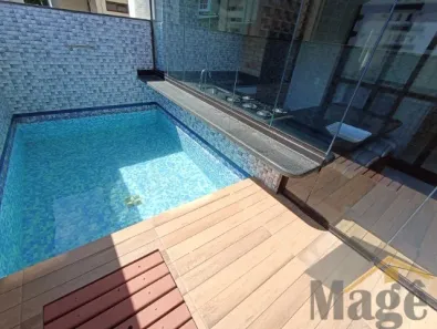 Apartamento com 5 Quartos para alugar, 198m² no Pitangueiras, Guarujá