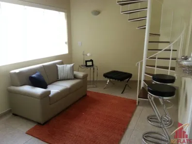 Flat com 1 Quarto para alugar, 45m² no Vila Nova Conceição, São Paulo