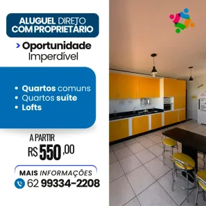 Kitnet com 1 Quarto para alugar, 35m² no Setor Sol Nascente, Goiânia