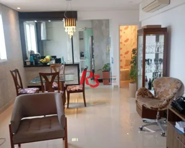 Apartamento com 3 Quartos à venda, 124m² no Marapé, Santos