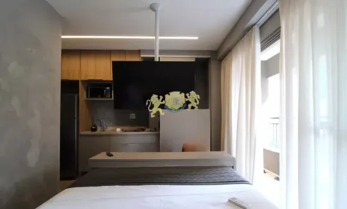 Flat com 1 Quarto para alugar, 28m² no Planalto Paulista, São Paulo