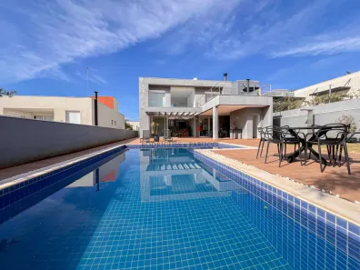 Casa de Condomínio com 4 Quartos para venda ou aluguel, 350m² no Condomínio Residencial Reserva Ecológica Atibaia, Atibaia