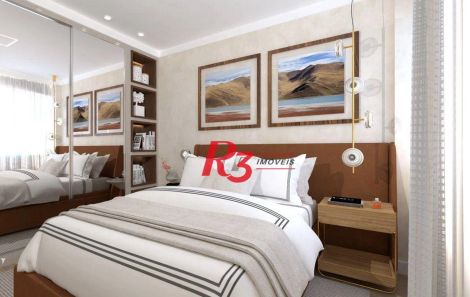 Apartamento com 1 Quarto à venda, 40m² no Aparecida, Santos