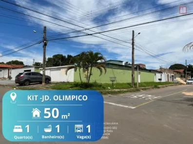 Kitnet com 1 Quarto para alugar, 50m² no Jardim Olímpico, Aparecida de Goiânia