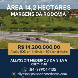 Lote/Terreno à venda, 142000m² no , Macaíba