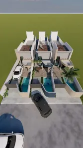 Casa de Condomínio com 2 Quartos à venda, 71m² no Praia de Carapibus, Conde
