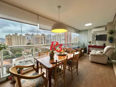 Apartamento com 3 Quartos à venda, 181m² no Gonzaga, Santos