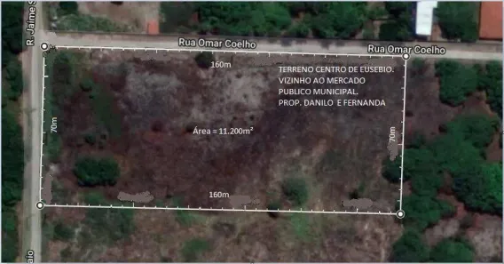 Lote/Terreno à venda, 11m² no Centro, Eusébio
