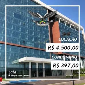 Sala Comercial para alugar, 30m² no Parque Verde, Belém