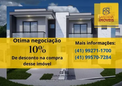 Sobrado com 3 Quartos à venda, 97m² no Águas Claras, Campo Largo