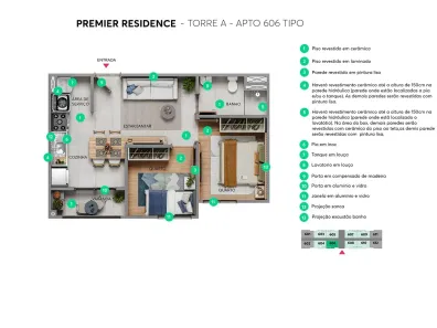 Apartamento com 2 Quartos à venda, 37m² no Iputinga, Recife