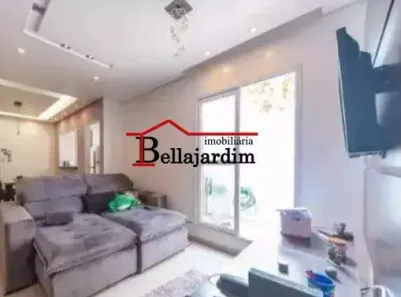 com 2 Quartos para alugar, 92m² no Vila Alzira, Santo André