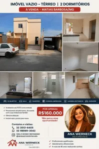 Apartamento com 2 Quartos à venda, 70m² no , Matias Barbosa