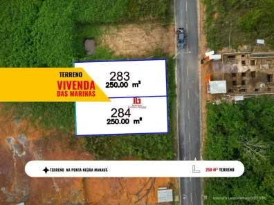 Lote/Terreno com 1 Quarto à venda, 500m² no Ponta Negra, Manaus