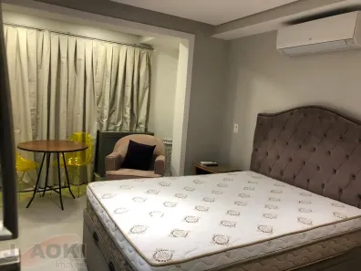 Apartamento com 1 Quarto para alugar, 25m² no Santo Amaro, São Paulo