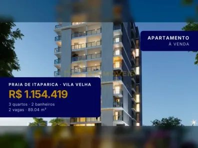 Apartamento com 3 Quartos à venda, 89m² no Praia de Itaparica, Vila Velha
