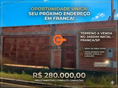 Lote/Terreno à venda, 10m² no Parque Vicente Leporace I, Franca