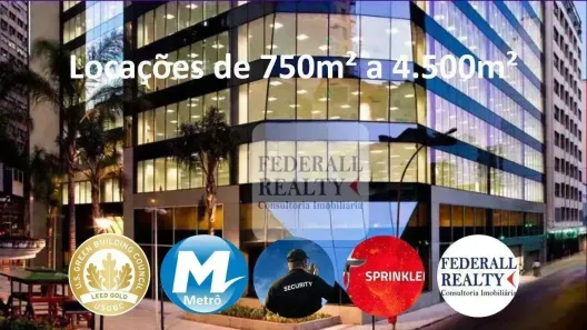 Sala Comercial para alugar, 1264m² no Centro, Rio de Janeiro