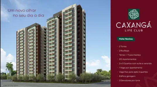 Apartamento com 2 Quartos à venda, 48m² no Caxangá, Recife