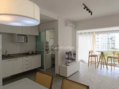 Flat com 1 Quarto para alugar, 55m² no Cerqueira César, São Paulo