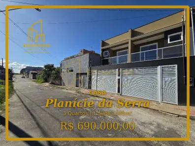 Casa com 3 Quartos à venda, 145m² no Planície da Serra, Serra