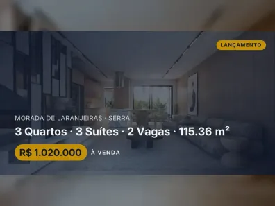 Casa com 3 Quartos à venda, 115m² no Morada de Laranjeiras, Serra