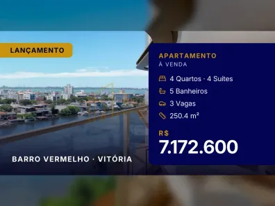 Apartamento com 4 Quartos à venda, 250m² no Barro Vermelho, Vitória