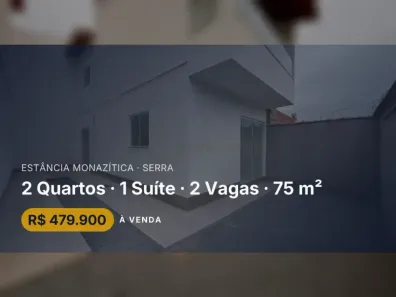 Casa com 2 Quartos à venda, 75m² no Estância Monazítica, Serra