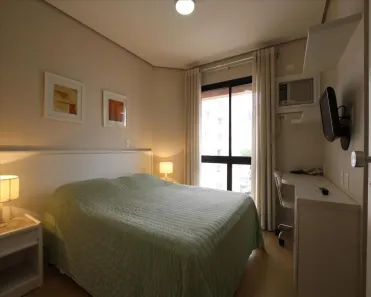 Flat com 1 Quarto para alugar, 48m² no Itaim Bibi, São Paulo