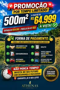 Lote/Terreno à venda, 500m² no Centro (Caucaia do Alto), Cotia