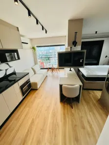 Apartamento com 1 Quarto para alugar, 29m² no Pinheiros, São Paulo
