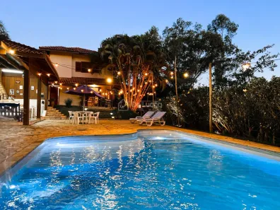 Casa de Condomínio com 4 Quartos para alugar, 350m² no Parque Jatibaia (Sousas), Campinas