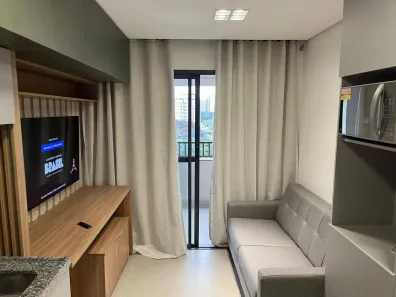 Flat com 1 Quarto para alugar, 30m² no Indianópolis, São Paulo