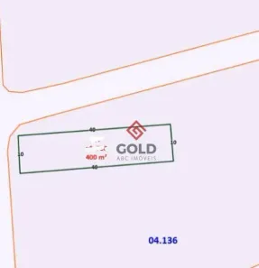 Lote/Terreno à venda, 400m² no Parque das Nações, Santo André