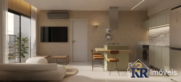 Apartamento com 1 Quarto à venda, 37m² no Setor Marista, Goiânia