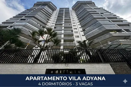 Apartamento com 4 Quartos para alugar, 180m² no Vila Adyana, São José dos Campos
