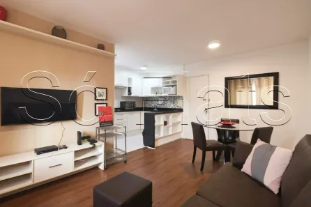 Flat com 1 Quarto para alugar, 42m² no Itaim Bibi, São Paulo