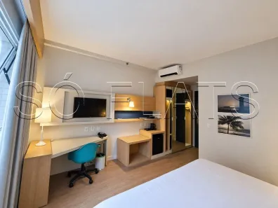 Flat com 1 Quarto para alugar, 25m² no Gonzaga, Santos